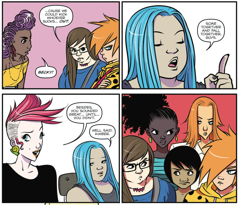 Illustration for article titled Jem And The Holograms warms the winter with a January pool party